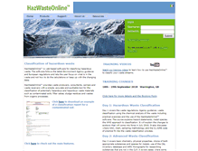 Tablet Screenshot of hazwasteonline.com